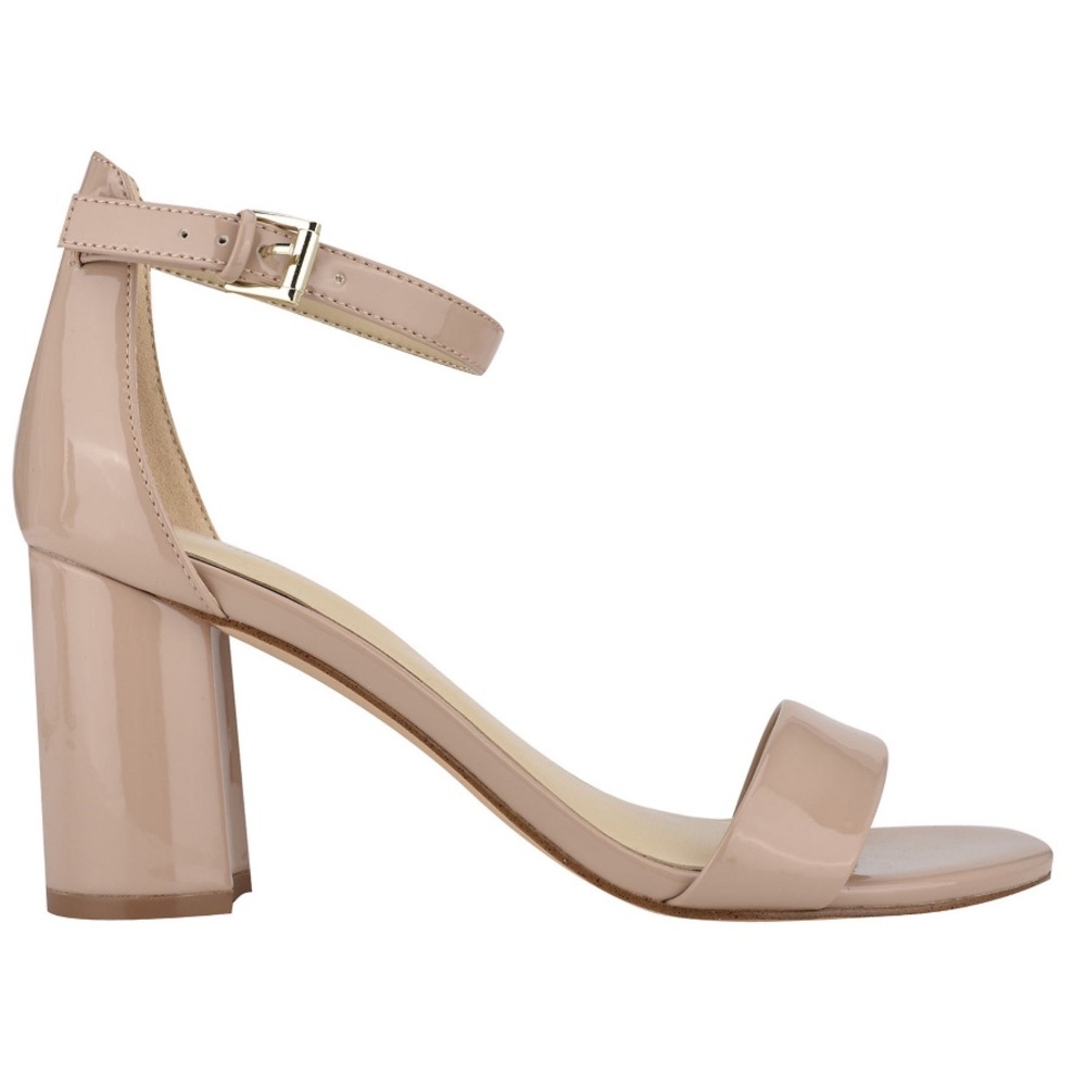 NEW NINE WEST ANKLE STRAP BLOCK HEEL SANDALS 8M - Picture 5 of 17